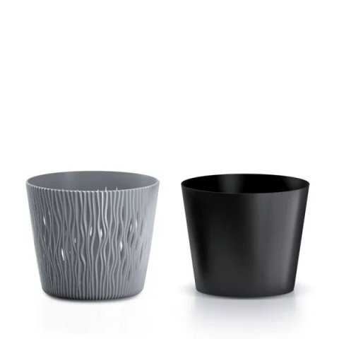 Doniczka Sandy Round- antracytowy DSR160-S433 Doniczka Sandy Round- antracytowy DSR160-S433